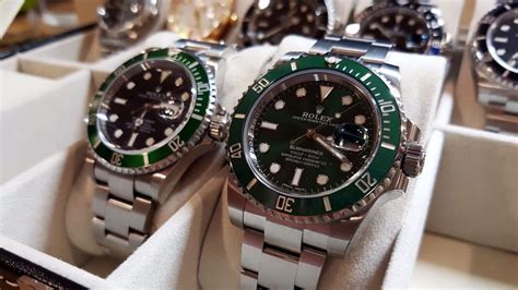 rolex kermit and hulk